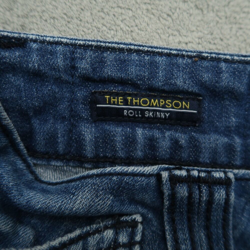 VIGOSS Studio Jeans Women's 3/4 Low-Rise Thompson Skinny 29" Inseam Distressed - Picture 10 of 16